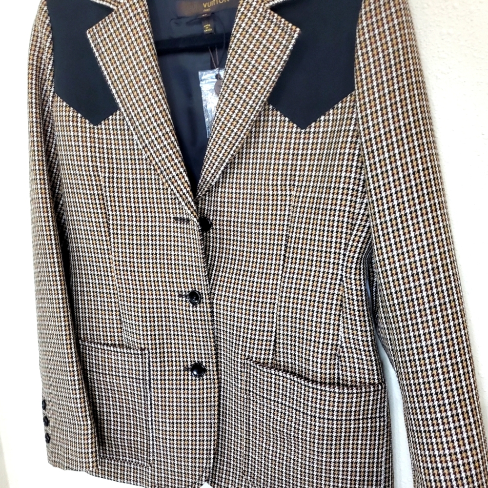 Louis Vuitton Houndstooth Blazer